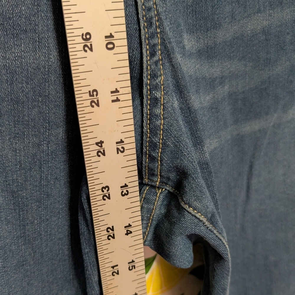 Unbranded‎ Distressed Skinny Jeans Women 4XL Blue Good High Rise Ripped Stretch - Picture 5 of 6